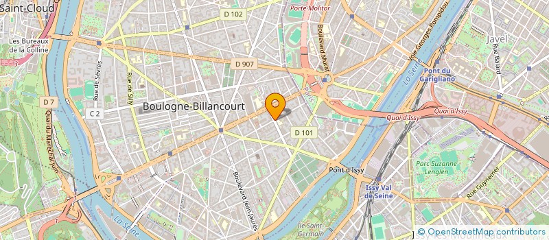 localisation de l'entreprise DIRECT'PRODUCTIONS à BOULOGNE-BILLANCOURT