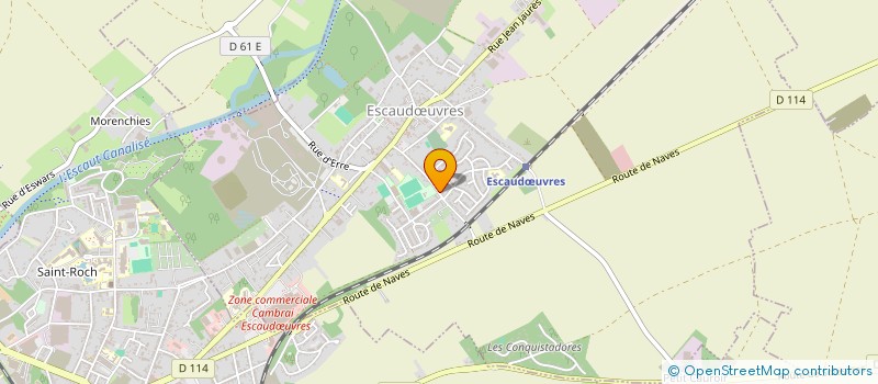 localisation de l'entreprise DIRECT RH  ESCAUDUVRES