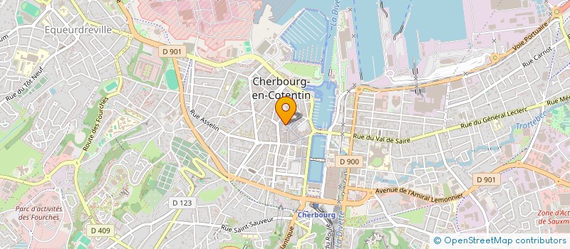 localisation de l'entreprise DIRECT SEAFOOD à CHERBOURG-EN-COTENTIN