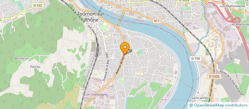 localisation de l'entreprise DIRECT SECOURS à TOURNON-SUR-RHONE