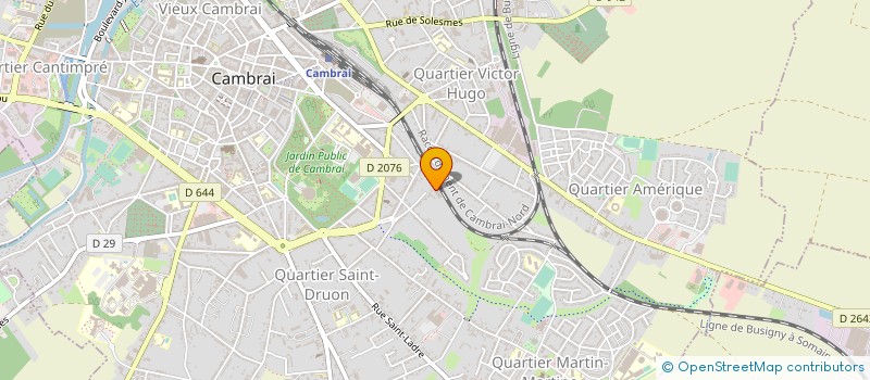 localisation de l'entreprise DIRECT SEL  CAMBRAI