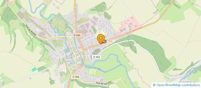 localisation de l'entreprise DIRECT SELECTION à GUISE
