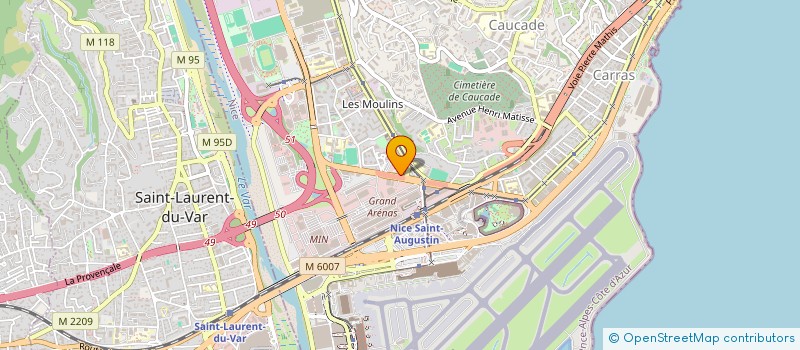 localisation de l'entreprise DIRECT SERVICE  NICE