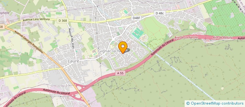 localisation de l'entreprise DIRECT SERVICES TRANSPORT à GIGNAC-LA-NERTHE