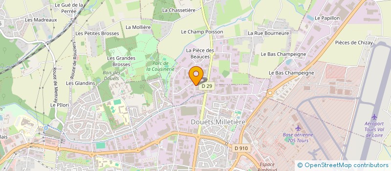 localisation de l'entreprise DIRECT SPORTS MANAGEMENT  NOTRE-DAME-D'OE