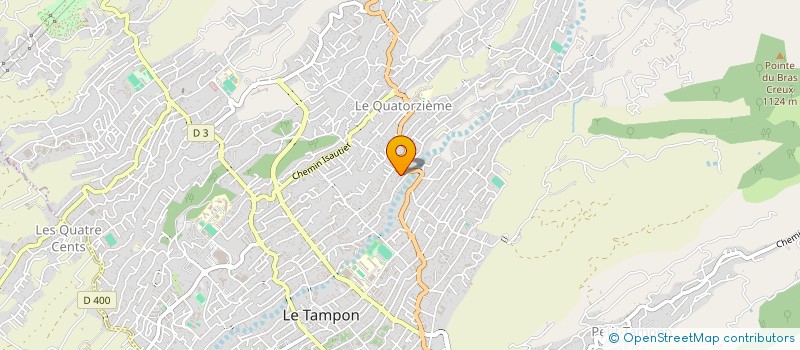 localisation de l'entreprise DIRECT SUN à LE TAMPON