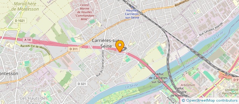 localisation de l'entreprise DIRECT TECHNO  CARRIERES-SUR-SEINE