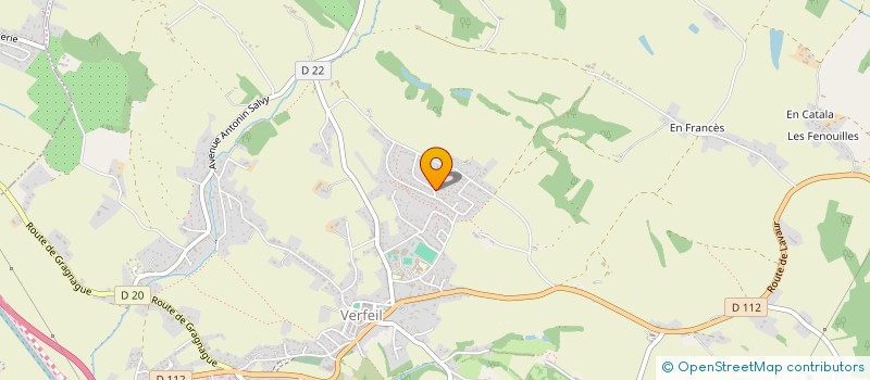 localisation de l'entreprise DIRECT VTC  VERFEIL