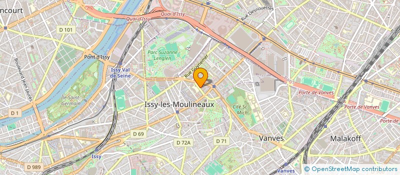 localisation de l'entreprise DIRECT WAYS ASSOCIES à ISSY-LES-MOULINEAUX