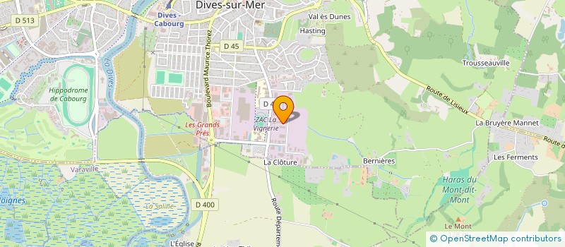 localisation de l'entreprise DIRECTBAT  DIVES-SUR-MER