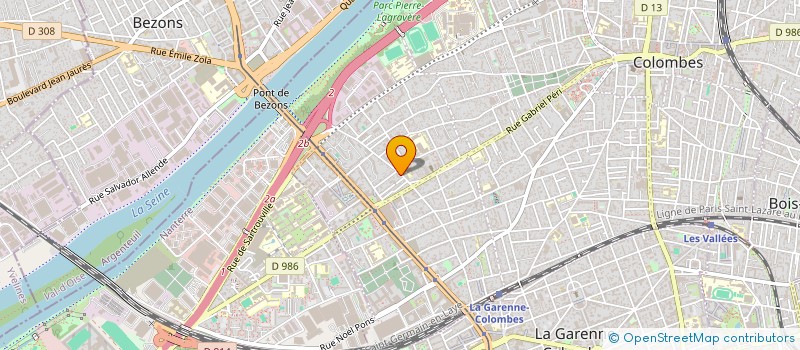 localisation de l'entreprise DIRECTFENETRES à COLOMBES