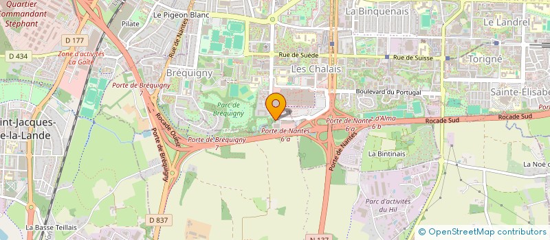 localisation de l'entreprise DIRECTFOOD LOGISTIC  RENNES