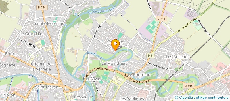 localisation de l'entreprise DIRECTINDEP à NIORT