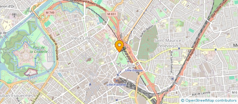 localisation de l'entreprise DIRECTINV à LILLE