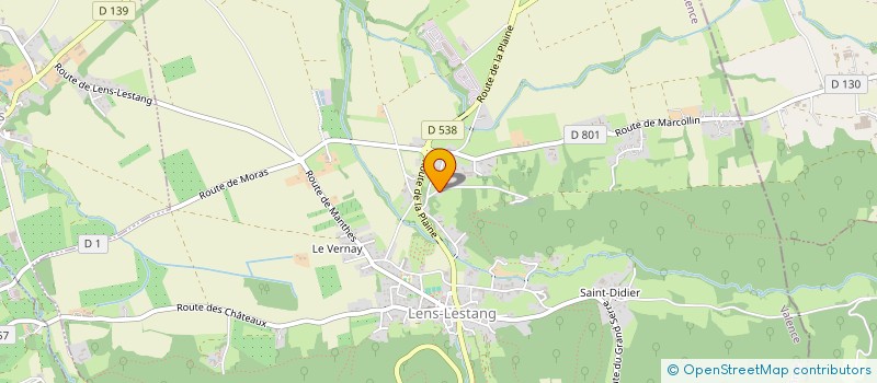 localisation de l'entreprise DIRECTION AMBOHIMAHAMASINA  LENS-LESTANG