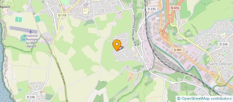 localisation de l'entreprise DIRECTION CAMPAGNE  OUTREAU