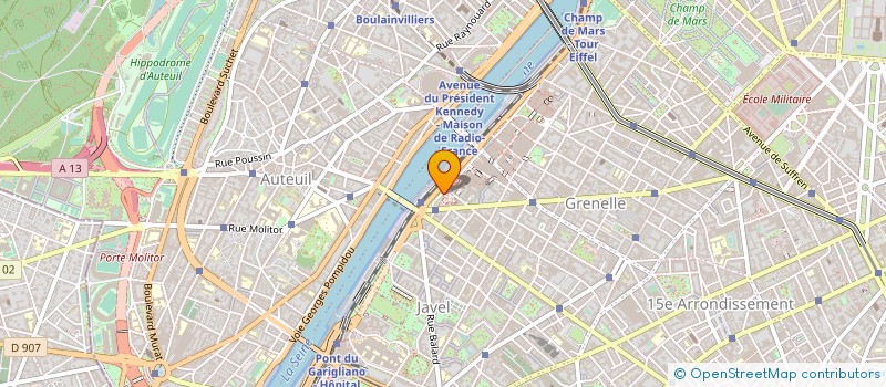 localisation de l'entreprise DIRECTION DE L'ANIMATION DE LA RECHERCHE DES ETUDES ET DES STATISTIQUES à PARIS