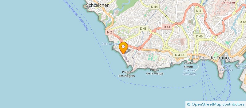 localisation de l'entreprise DIRECTION DE L'ENVIRONNEMENT DE L'AMENAGEMENT ET DU LOGEMENT MARTINIQUE à SCHOELCHER