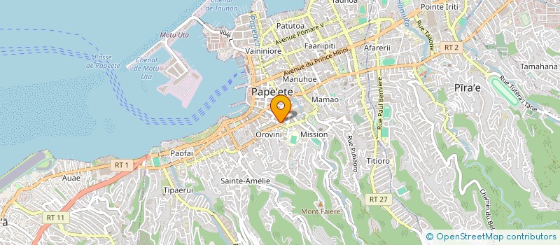 localisation de l'entreprise DIRECTION DE LA PROTECTION JUDICIAIRE DE LA JEUNESSE EN POLYNESIE FRANCAISE à PAPEETE