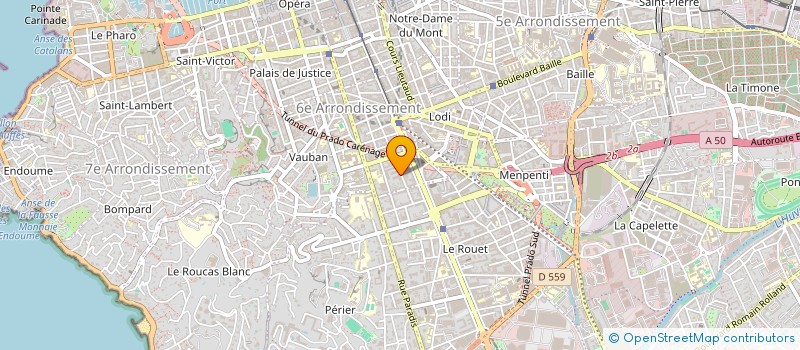 localisation de l'entreprise DIRECTION DEPARTEMENTALE DE L'EMPLOI, DU TRAVAIL ET DES SOLIDARITES BOUCHES-DU-RHONE à MARSEILLE