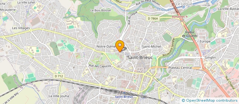localisation de l'entreprise DIRECTION DEPARTEMENTALE DE L'EMPLOI, DU TRAVAIL ET DES SOLIDARITES COTES-D'ARMOR à SAINT-BRIEUC
