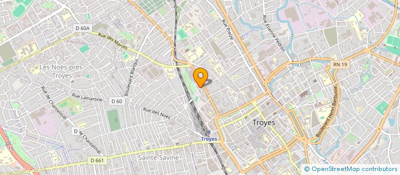 localisation de l'entreprise DIRECTION DEPARTEMENTALE DE L'EMPLOI, DU TRAVAIL ET DES SOLIDARITES ET DE LA PROTECTION DES POPULATIONS AUBE  TROYES