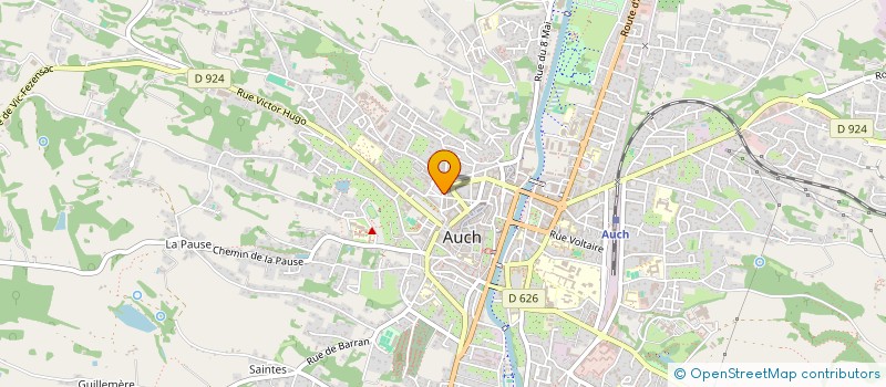 localisation de l'entreprise DIRECTION DEPARTEMENTALE DE L'EMPLOI, DU TRAVAIL ET DES SOLIDARITES ET DE LA PROTECTION DES POPULATIONS DU GERS à AUCH