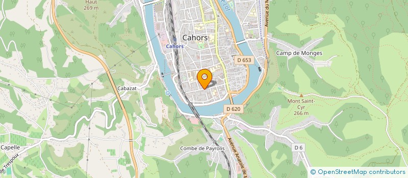 localisation de l'entreprise DIRECTION DEPARTEMENTALE DE L'EMPLOI, DU TRAVAIL ET DES SOLIDARITES ET DE LA PROTECTION DES POPULATIONS LOT  CAHORS