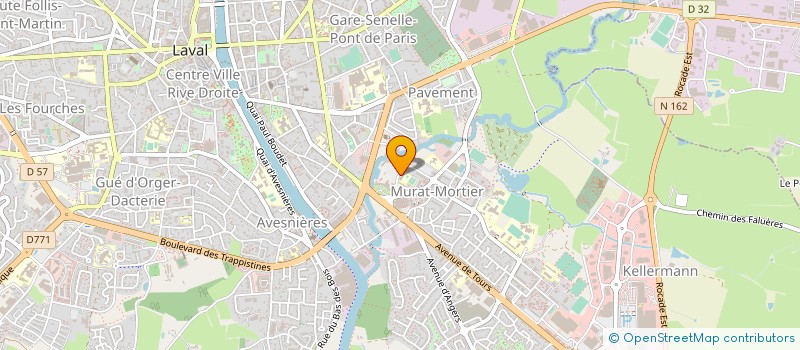 localisation de l'entreprise DIRECTION DEPARTEMENTALE DE L'EMPLOI, DU TRAVAIL ET DES SOLIDARITES ET DE LA PROTECTION DES POPULATIONS MAYENNE à LAVAL