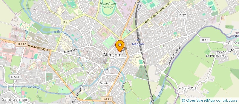 localisation de l'entreprise DIRECTION DEPARTEMENTALE DE L'EMPLOI, DU TRAVAIL ET DES SOLIDARITES ET DE LA PROTECTION DES POPULATIONS ORNE à ALENCON