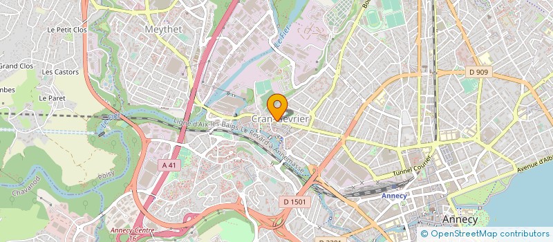 localisation de l'entreprise DIRECTION DEPARTEMENTALE DE L'EMPLOI, DU TRAVAIL ET DES SOLIDARITES HAUTE-SAVOIE à ANNECY