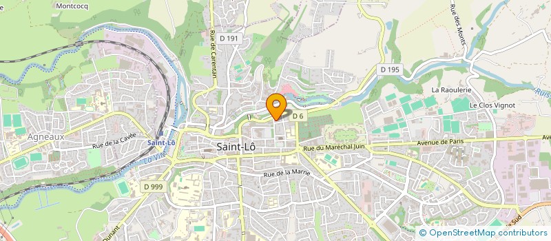 localisation de l'entreprise DIRECTION DEPARTEMENTALE DE L'EMPLOI, DU TRAVAIL ET DES SOLIDARITES MANCHE à SAINT-LO