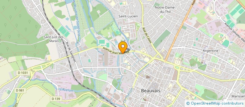 localisation de l'entreprise DIRECTION DEPARTEMENTALE DE L'EMPLOI, DU TRAVAIL ET DES SOLIDARITES OISE à BEAUVAIS