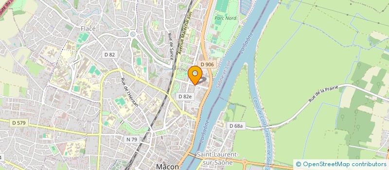 localisation de l'entreprise DIRECTION DEPARTEMENTALE DE L'EMPLOI, DU TRAVAIL ET DES SOLIDARITES SAONE-ET-LOIRE  MACON