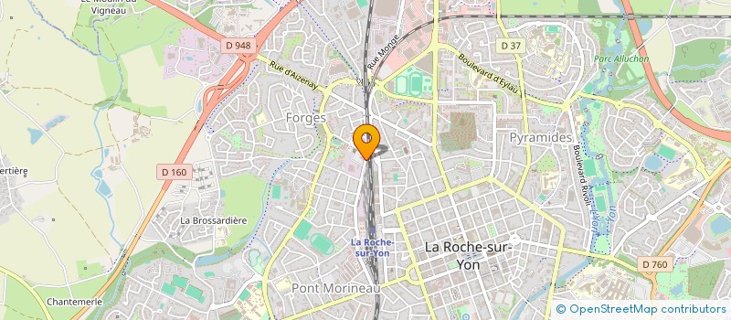 localisation de l'entreprise DIRECTION DEPARTEMENTALE DE L'EMPLOI, DU TRAVAIL ET DES SOLIDARITES VENDEE à LA ROCHE-SUR-YON