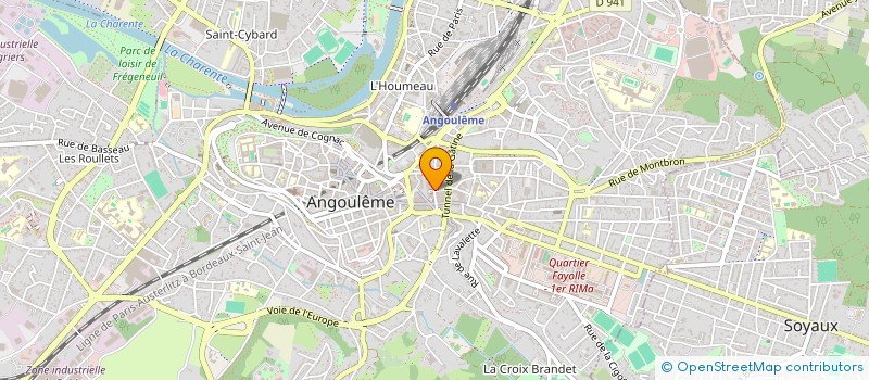 localisation de l'entreprise DIRECTION DEPARTEMENTALE DE LA POLICE NATIONALE DE LA CHARENTE à ANGOULEME
