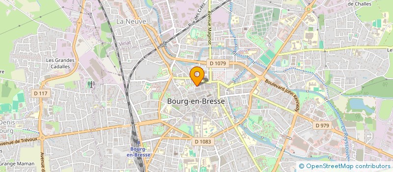 localisation de l'entreprise DIRECTION DEPARTEMENTALE DE LA POLICE NATIONALE DE L’AIN à BOURG-EN-BRESSE