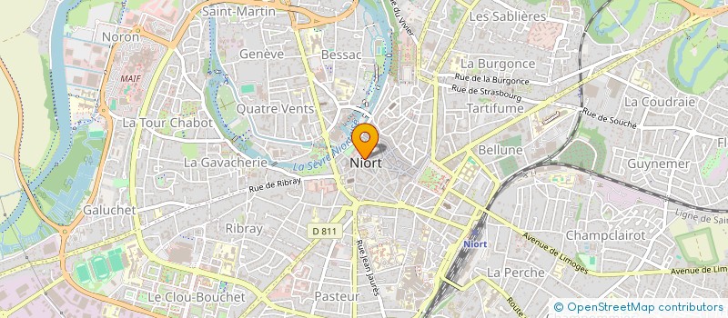 localisation de l'entreprise DIRECTION DEPARTEMENTALE DE LA POLICE NATIONALE DES DEUX-SEVRES à NIORT