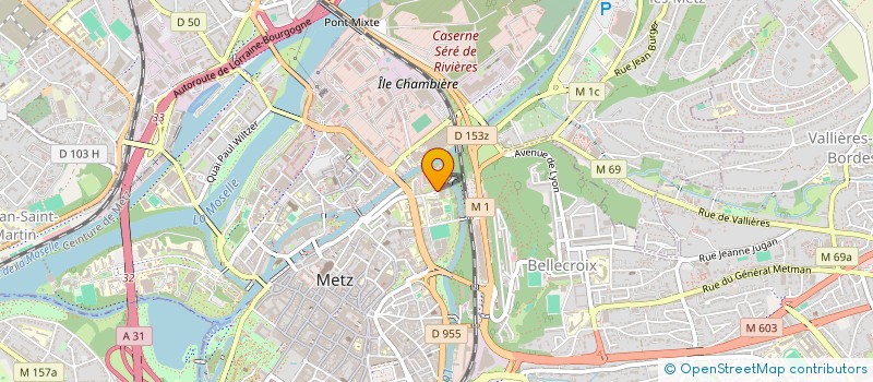 localisation de l'entreprise DIRECTION DEPARTEMENTALE DE LA PROTECTION DES POPULATIONS MOSELLE à METZ