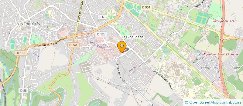 localisation de l'entreprise DIRECTION DEPARTEMENTALE DE LA PROTECTION DES POPULATIONS VIENNE à POITIERS