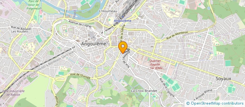 localisation de l'entreprise DIRECTION DEPARTEMENTALE DES TERRITOIRES CHARENTE à ANGOULEME
