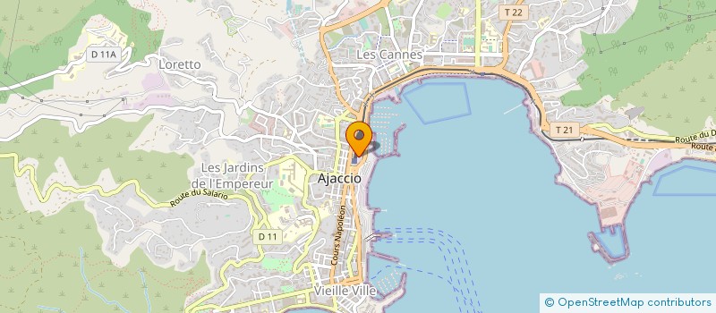 localisation de l'entreprise DIRECTION DEPARTEMENTALE DES TERRITOIRES CORSE-DU-SUD à AJACCIO