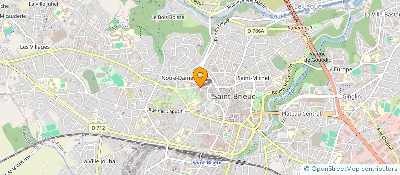 localisation de l'entreprise DIRECTION DEPARTEMENTALE DES TERRITOIRES ET DE LA MER COTES-D'ARMOR à SAINT-BRIEUC