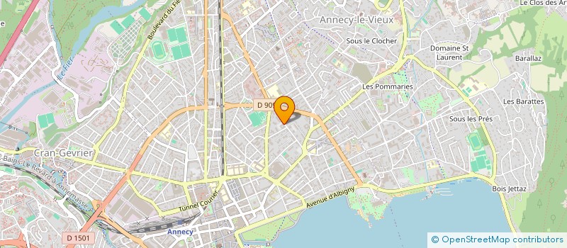 localisation de l'entreprise DIRECTION DEPARTEMENTALE DES TERRITOIRES HAUTE-SAVOIE à ANNECY