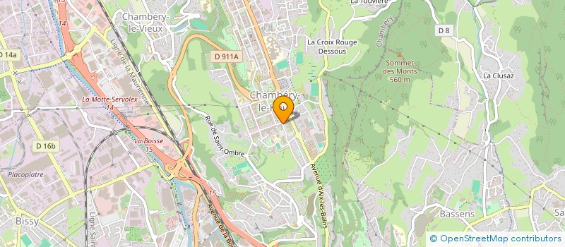 localisation de l'entreprise DIRECTION DEPARTEMENTALE DES TERRITOIRES SAVOIE à CHAMBERY