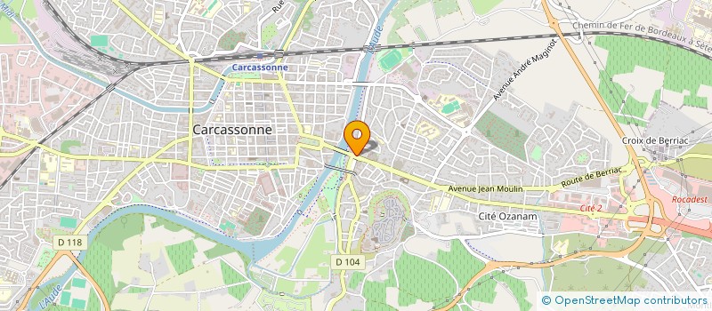 localisation de l'entreprise DIRECTION DEPARTEMENTALE FINANCES PUBLIQUES AUDE à CARCASSONNE