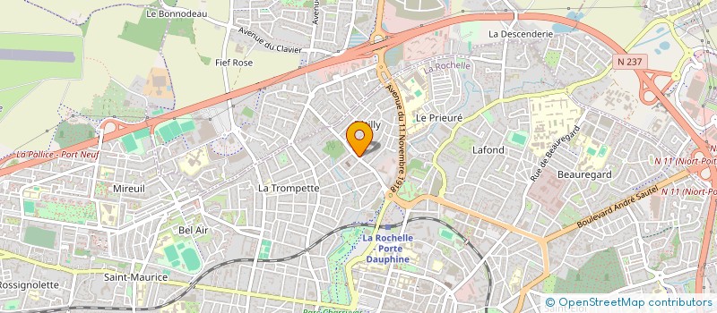 localisation de l'entreprise DIRECTION DEPARTEMENTALE FINANCES PUBLIQUES CHARENTE MARITIME à LA ROCHELLE