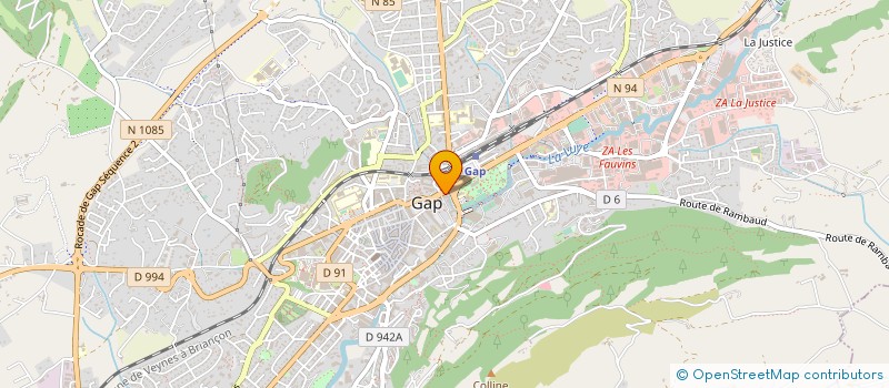 localisation de l'entreprise DIRECTION DEPARTEMENTALE FINANCES PUBLIQUES HAUTES ALPES  GAP