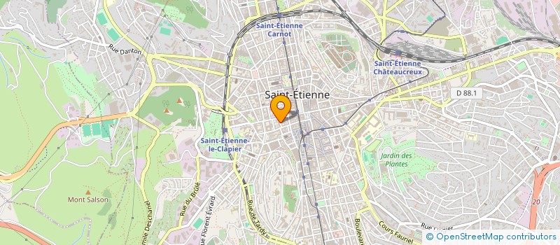 localisation de l'entreprise DIRECTION DEPARTEMENTALE FINANCES PUBLIQUES LOIRE  SAINT-ETIENNE