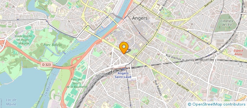localisation de l'entreprise DIRECTION DEPARTEMENTALE FINANCES PUBLIQUES MAINE ET LOIRE à ANGERS